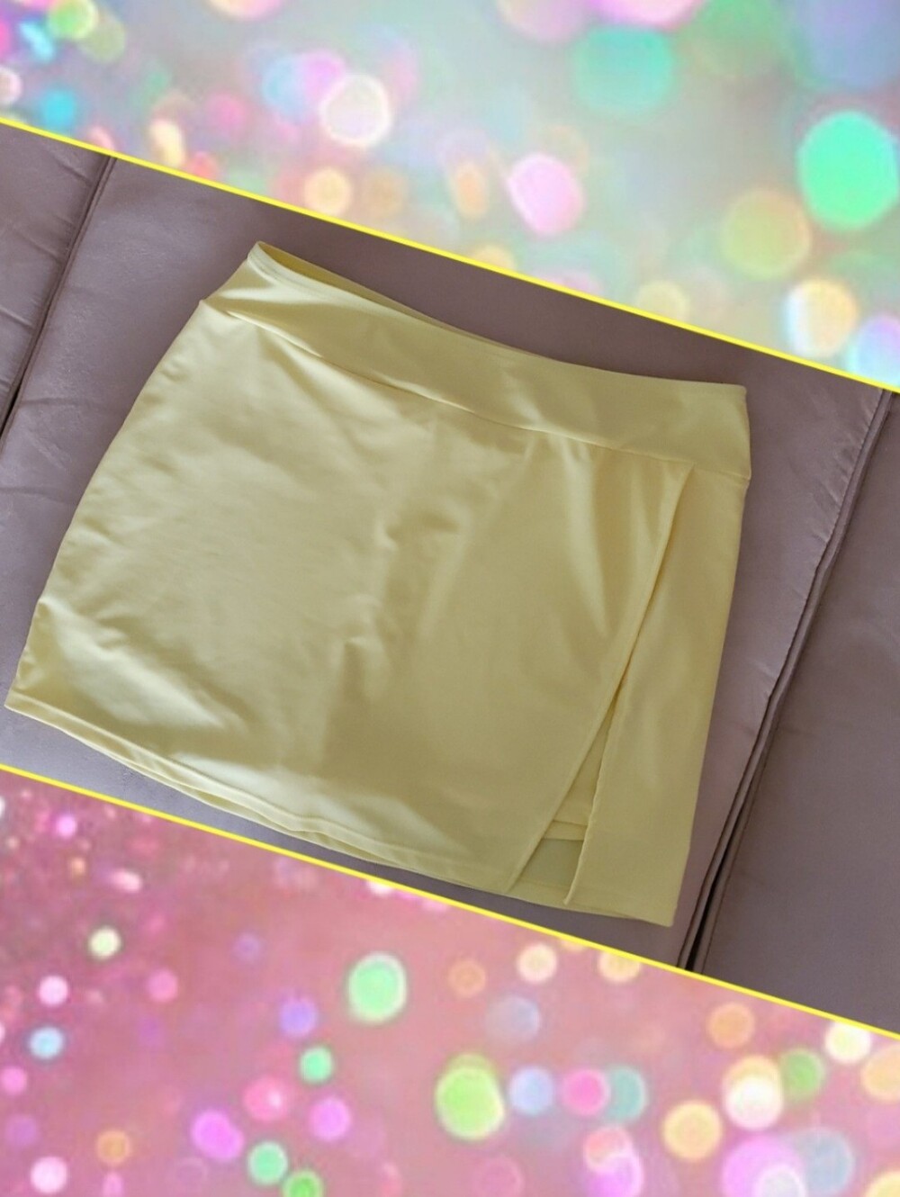Yellow Swim / Athletic Skort LIKE NEW Sz. L